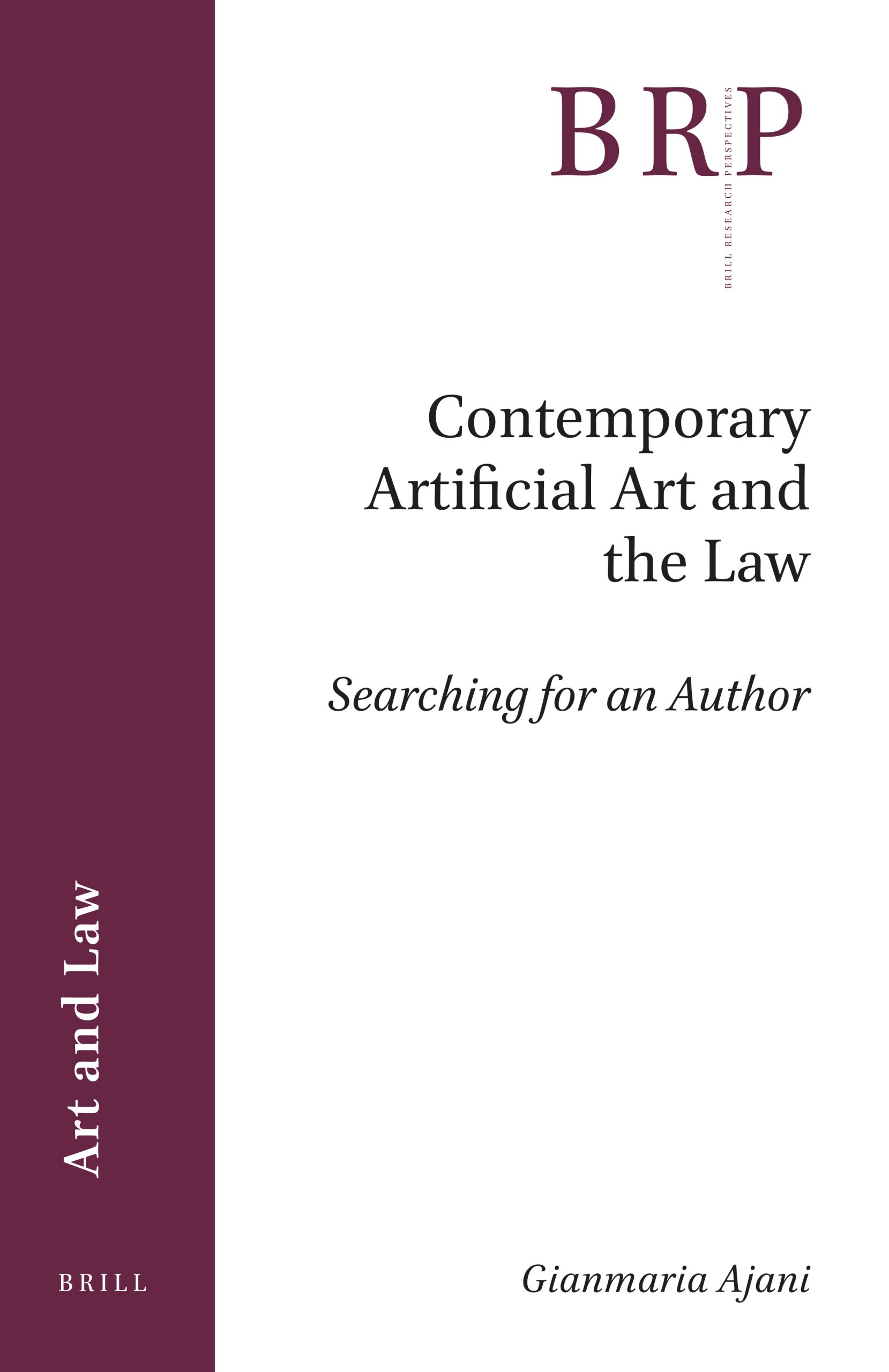 Contemporary Artificial Art and the Law cover