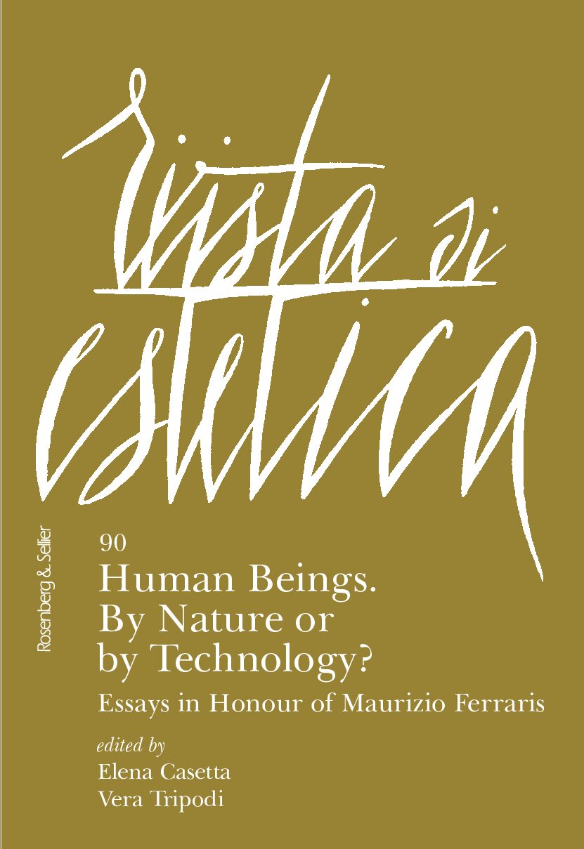 Human Beings.  By Nature or  by Technology? Essays in Honour of Maurizio Ferraris cover