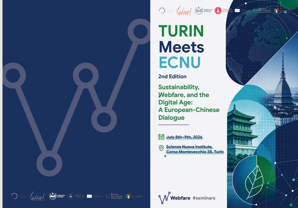 TURIN Meets ECNU 2nd Edition. Sustainability, Webfare, and the Digital Age: A European-Chinese Dialogue cover